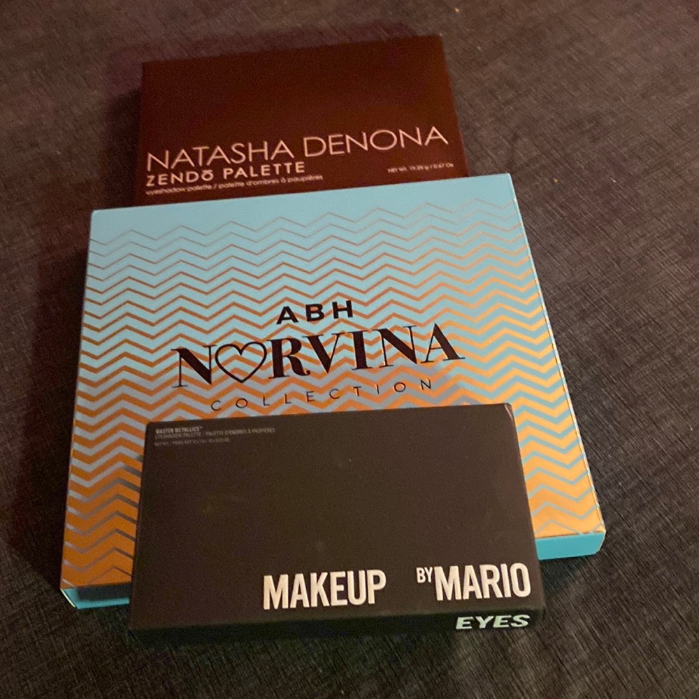 BUNDLE SALE!!! 3 Popular Eyeshadow Palettes; Anastasia NORVINA; NATASHA; MARIO